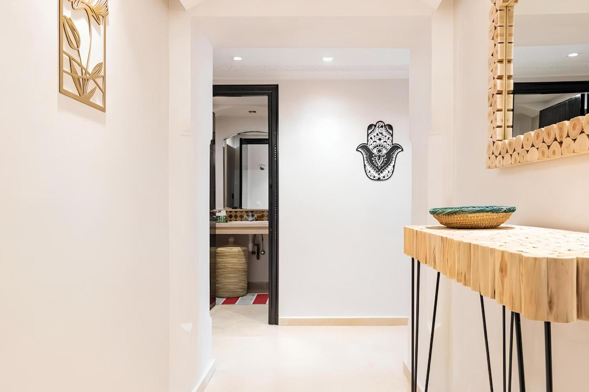 C-Appartement De Luxe Plein Centre De Gueliz Avec Piscine Parking Wifi Netflix Marrakesh Luaran gambar