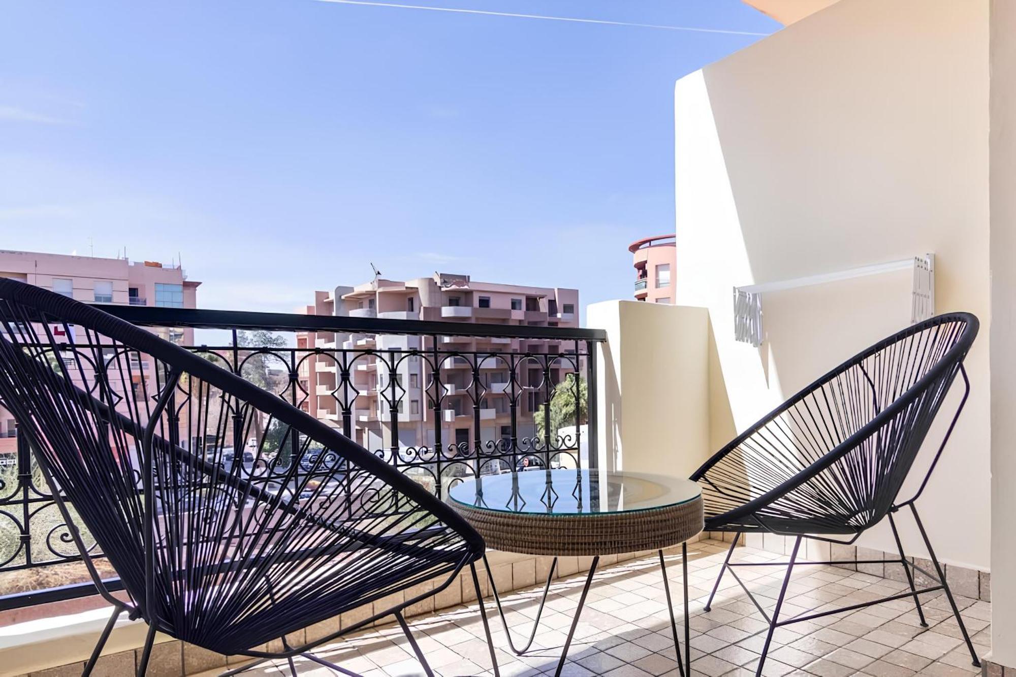 C-Appartement De Luxe Plein Centre De Gueliz Avec Piscine Parking Wifi Netflix Marrakesh Luaran gambar