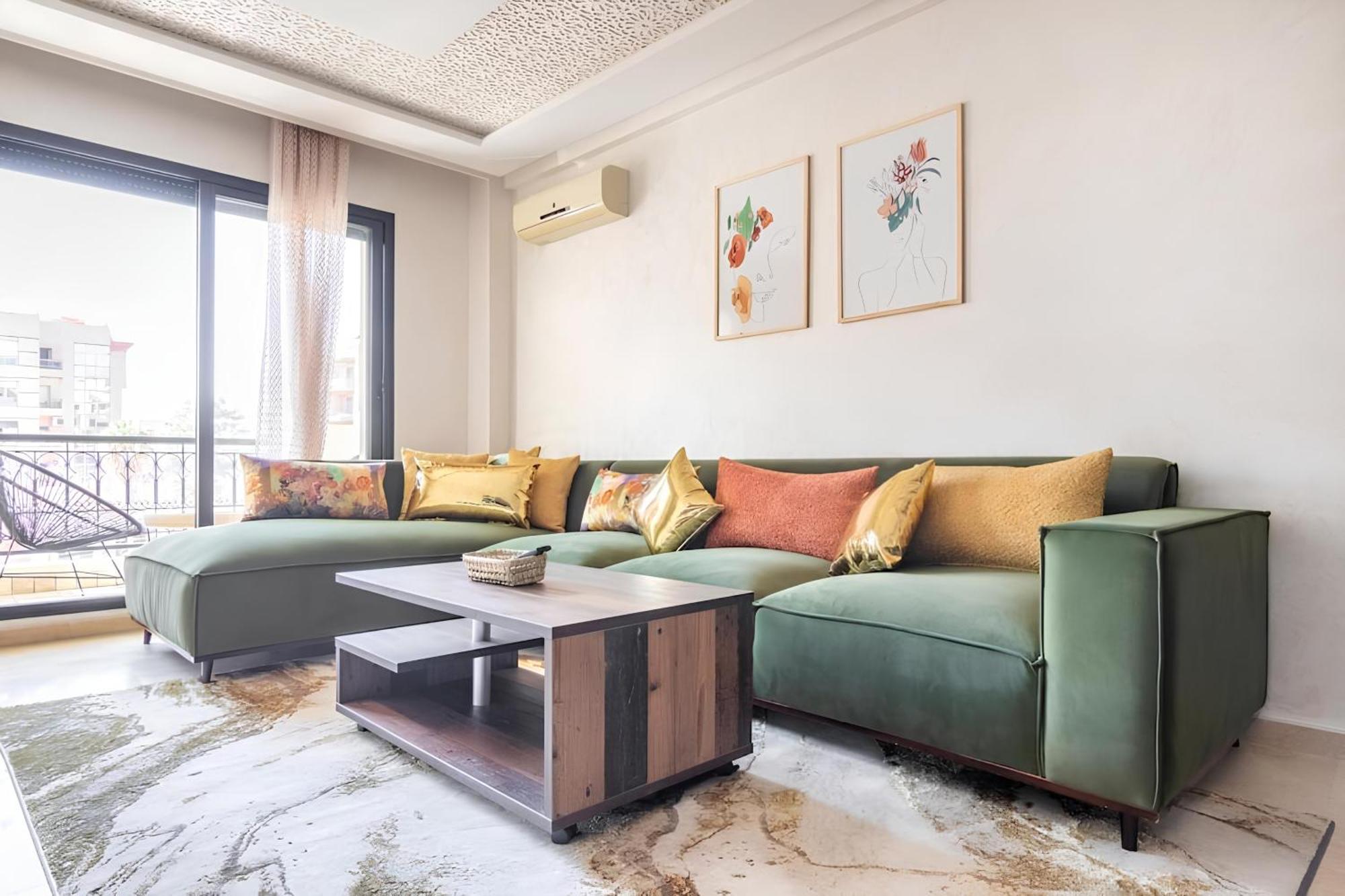 C-Appartement De Luxe Plein Centre De Gueliz Avec Piscine Parking Wifi Netflix Marrakesh Luaran gambar